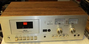 Vintage AKAI CS-705D Stereo Cassette Deck, NEEDS SERVICE - Picture 1 of 8