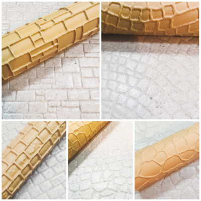 Texture Rollers - Set 1 - 3D printed texture ...