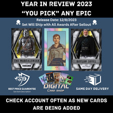 Topps Star Wars Card Trader Year In Review 2023 - YOU PICK Any Epic Card