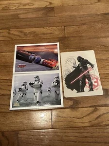 Disney Movie Club Postcard & Envelope Cars & Star Wars Rogue One 2014 - Picture 1 of 2