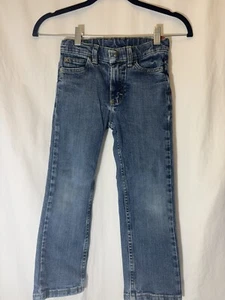 Carters Carpenter Fit Blue Jeans Boys 4T Adjustable Waist 100% Cotton Denim G9 - Picture 1 of 6