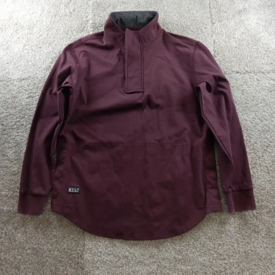 Bylt Jacket Mens Medium Burgundy Maroon Golf Elite Fairway Pullover 1/4 Zip - Image 1 of 4
