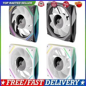 120mm ARGB CPU Fan 800-1800RPM 4pin PWM Computer Chassis Fan for Computer Case - Afbeelding 1 van 16