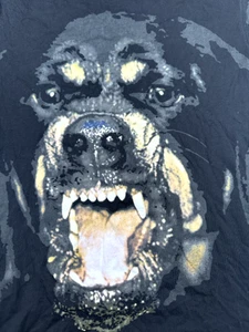 Givenchy Angry Rottweiler Dog T Size M. - Foto 1 di 5