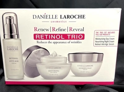 DANIELLE LAROCHE 视黄醇三件套全尺寸日夜霜抗衰老精华 — 第 1/4 张图片