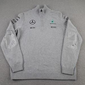 Hugo Boss Mens Jumper M Formula 1 Mercedes AMG Petronas F1 Team Issue Sweater - Picture 1 of 12