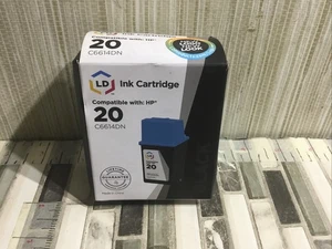 Repuesto LD compatible con cartucho de tinta negro HP 20 HP20 C6614DN 20 - Imagen 1 de 9