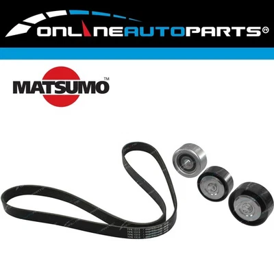 Drive Fan Belt + Idler Pulley Kit for Hilux 3.0L Diesel 05~13 1KDFTV KUN16 KUN26 - image 1 of 3