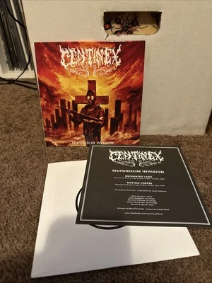Centinex ‎– Teutonische Invasion 7” Vinyl Hetshead Furbowl Arch Enemy Carnage - Image 1 of 4