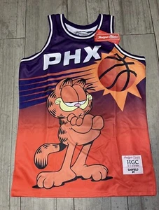 Camiseta deportiva clásica de nostalgia de los Phoenix Suns Garfield para hombre talla grande - Imagen 1 de 9