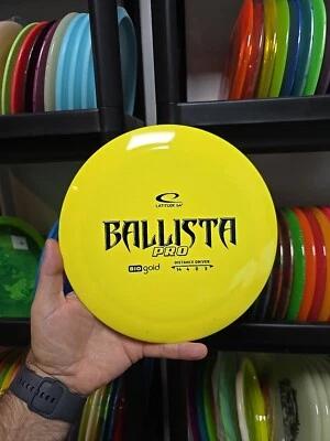 Latitude 64 BioGold Ballista Pro Yellow 168g Distance Disc Golf Trilogy Discs  - Image 1 of 2