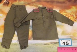 Pantaloni camicia russi scala 1/6 seconda guerra mondiale per action figure Dragon Dreams DID B045 - Foto 1 di 1