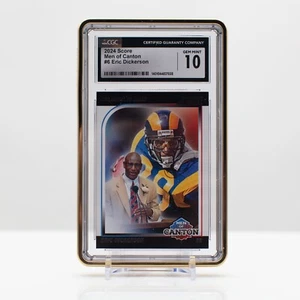 Football 2024 Eric Dickerson #6 Panini SCORE NFL Men of Canton CGC 10 Gem - Bild 1 von 4