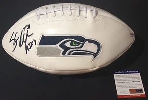 SHAUN ALEXANDER SIGNED AUTOGRAPHED FOOTBALL SEATTLE SEAHAWKS PSA/DNA - Picture 1 of 1