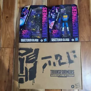 TRANSFORMERS SHATTERED GLASS - 4 FIGURE SET - PRIME, RATCHET, BLURR, GOLDBUG - Picture 1 of 16