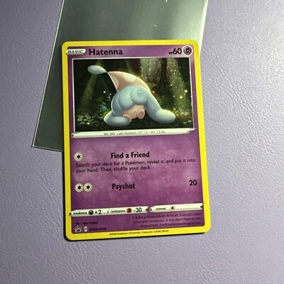 Sword and Shield Black Star Promo Hatenna SWSH040 - Pokemon Card - NM - Image 1 of 2