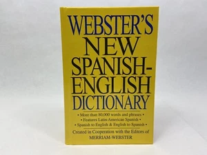 Websters New Spanish-English Dictionary - Hard Cover - Picture 1 of 6