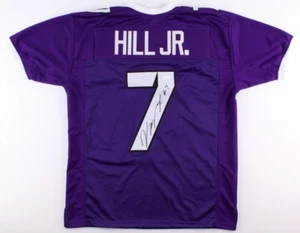 Kenny Hill Signed TCU Horned Frogs Jersey (JSA) 2012 H.S. Texas Player of Year - Picture 1 of 3