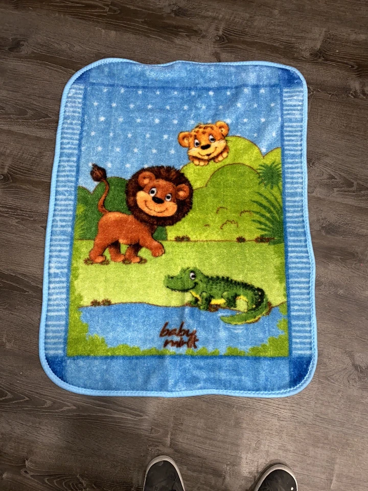 Manta visón bebé vintage Foto 1 de 4