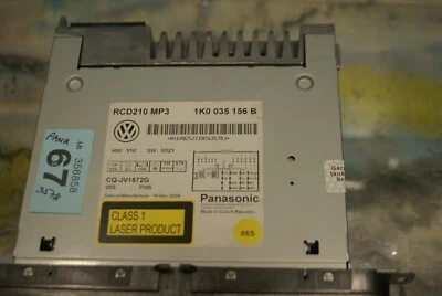 2011/15 VW POLO / Golf & other CD RADIO MP3 UNIT Panasonic  With Code - Image 1 of 4