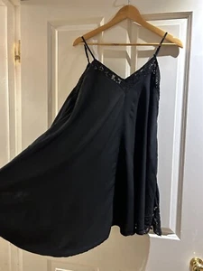 Black Dress Forever 21 Size Large - Picture 1 of 6