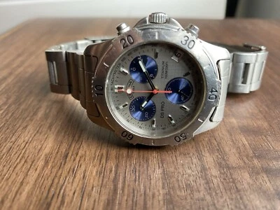 RARE Certina DS PRO Full Titanium Swiss Made Watch Tachymeter 100m/330ft  - Image 1 of 4