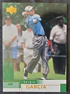 2002 Sergio Garcia Spain PGA Gold Foil Upper Deck Card #3 - Picture 1 of 2