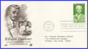 USA3 #2350 ADDR PCS ARTCRAFT FDC William Faulkner - Picture 1 of 1