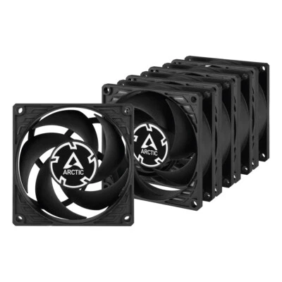 5 x Pack Arctic P8 80mm PC Case Fans 3000 RPM 23.4 CFM 0.3 Sone 12V 3-Pin Artic - Image 1 of 4