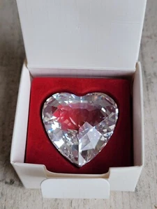 Swarovski Briefbeschwerer Klar Herz Kristall 896979 Home Figur Dekor - Bild 1 von 6