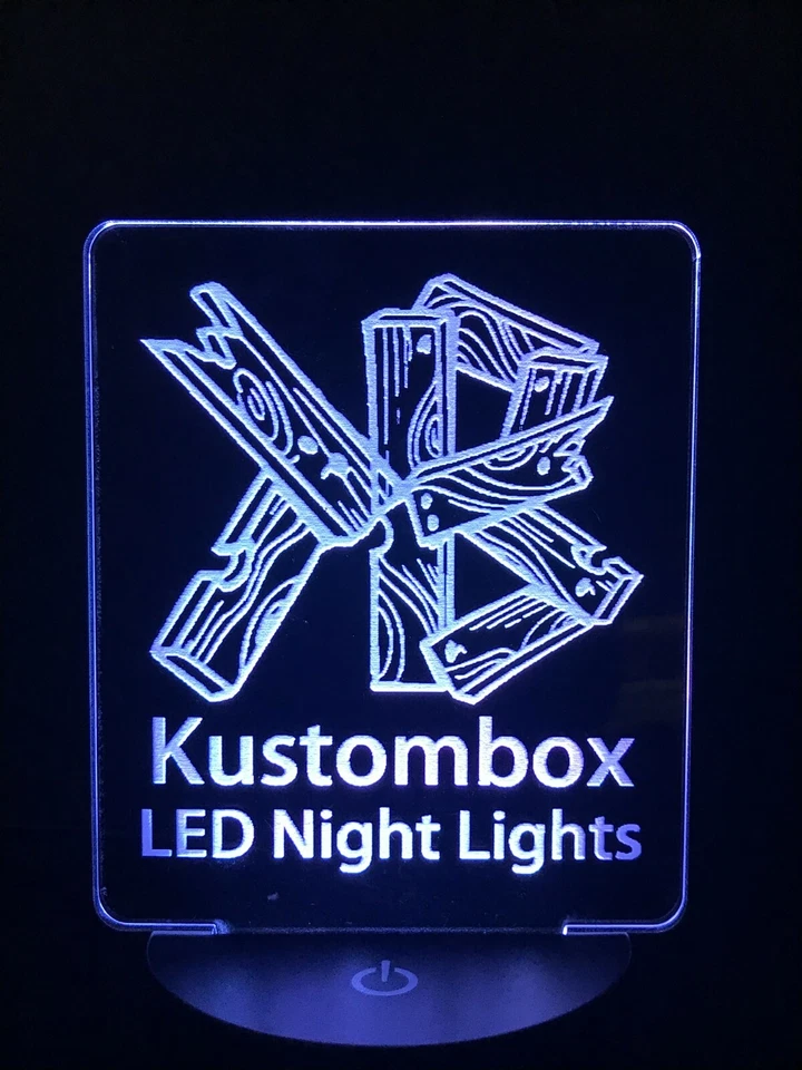 KUSTOMBOX - CUSTOM ORDER 3D LED Battery USB Night Light 7 Colour Changing Lamp - Image 1 of 1