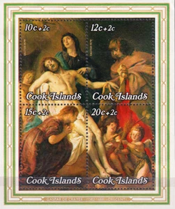 W COOK ISLANDS B074 EASTER PAINTINGS - Picture 1 of 1