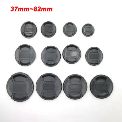 37mm ~ 82mm Snap-on Camera Front Lens Cap Cover Protector for Canon Leica Nikon - Image 1 of 4