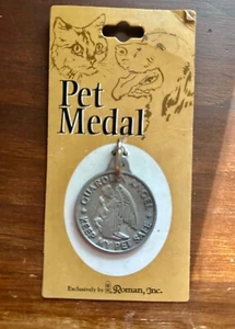 NEW Metal Pet Tag Guardian Angel Keep my Pet Safe - Picture 1 of 3