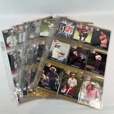 Juego completo de 100 cartas de golf Pro Set PGA Tour 1990 - Palmer Jack Nicklaus - casi nuevo/muy bueno Foto 1 de 4