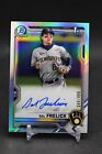 SAL FRELICK 2021 Bowman Draft 1st Refractor Auto 344/499 RC Brewers