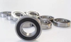 10x FoRally Kugellager 6001  2RS schwarz, 12x28x8, 10 Stück! - Bild 1 von 1