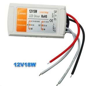 Power supply ALIMENTATORE DRIVER per LED 12V 24V 18W 30W 60W 120W - Imagen 1 de 7