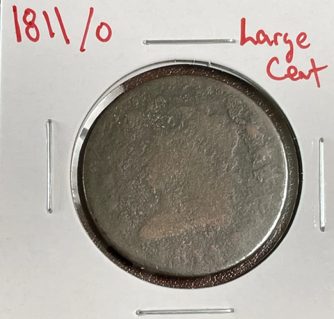 1811/0 Classic Head Large Cent 1c Circulated Cover