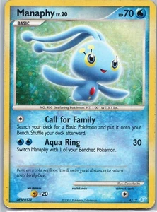 Kit Allenamento GCC Pokémon Manaphy DP 14/12 Cosmos Holo Raro MP - Foto 1 di 2