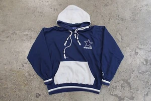 Sudadera con capucha doble de fútbol americano NFL vintage años 90 Dallas Cowboys XL azul - Imagen 1 de 9