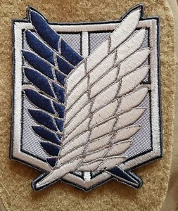 Attack on Titan The Survey Corps Wings of Freedom Tactical Embroidered Patch - Picture 1 of 4