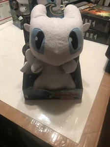 How to Train Your Dragon3 The Hidden World Squeeze and Growl Lightfury 10" Plush - Picture 1 of 2