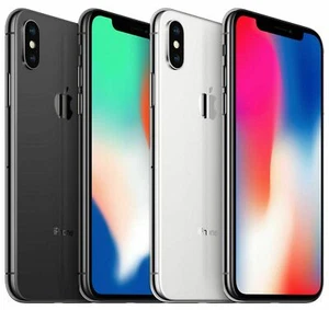 Apple iPhone X A1865 All GB, Colors, Carriers UNLOCKED Warranty - B Grade - Picture 1 of 12