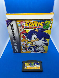 Sonic Advance 3 for Nintendo GameBoy Advance Box Game CIB Great Shape *No Manual