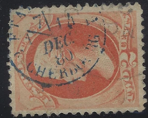 DIV-18-1-2: Cachet d'entrée par Cherbourg sur timbre US, venant des Etats-Unis - Bild 1 von 1