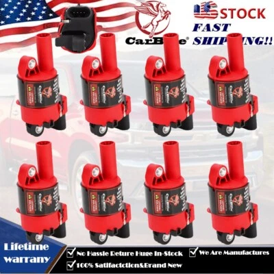 8PCS Ignition Coil Pack For Chevy Silverado 1500 Tahoe GMC Sierra 1500 2007-2016 - Image 1 of 4