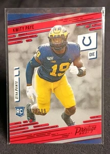 2021 Panini Prestige - Rookies Kwity Paye #248 Xtra Points Red /299 (RC) - Bild 1 von 2