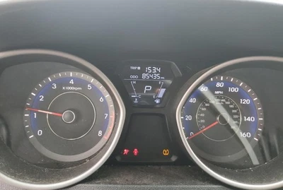 2012 Elantra OE medidor de velocidade cluster 85K milhas Hyundai - Imagem 1 de 4