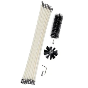 Cleaning Brush Chimney Cleaner Rod Rotary Accessories Adapter Brush Head - Picture 1 of 14